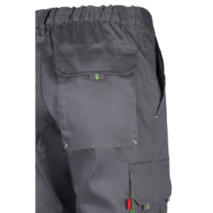 VL HYPNOS. Pantalon sergé, bicolore, multipoches (200g/m²), en coton (35%) et polyester (65%) 83