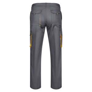 VL HYPNOS. Pantalon sergé, bicolore, multipoches (200g/m²), en coton (35%) et polyester (65%) 23