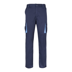VL HYPNOS. Pantalon sergé, bicolore, multipoches (200g/m²), en coton (35%) et polyester (65%) 15