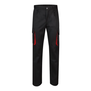VL HYPNOS. Pantalon sergé, bicolore, multipoches (200g/m²), en coton (35%) et polyester (65%) 11