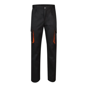 VL HYPNOS. Pantalon sergé, bicolore, multipoches (200g/m²), en coton (35%) et polyester (65%) 5
