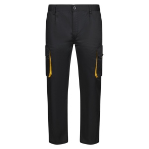 VL HYPNOS. Pantalon sergé, bicolore, multipoches (200g/m²), en coton (35%) et polyester (65%) 2