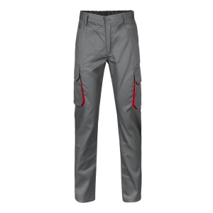 VL HYPNOS. Pantalon sergé, bicolore, multipoches (200g/m²), en coton (35%) et polyester (65%) 13