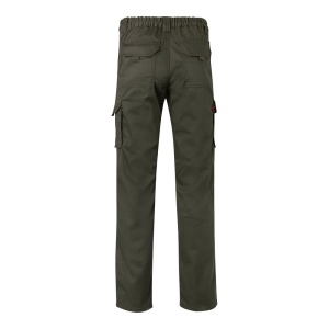 VL PAN. Pantalon stretch, multipoches (290g/m²), en coton (46%), EME (38%) et polyester (16%) 34