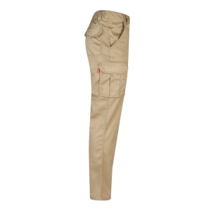 VL PAN. Pantalon stretch, multipoches (290g/m²), en coton (46%), EME (38%) et polyester (16%) 41