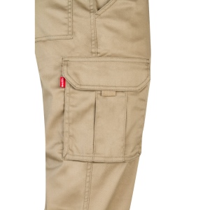 VL PAN. Pantalon stretch, multipoches (290g/m²), en coton (46%), EME (38%) et polyester (16%) 42