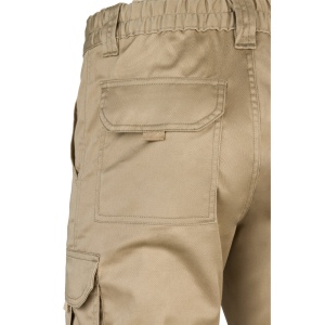 VL PAN. Pantalon stretch, multipoches (290g/m²), en coton (46%), EME (38%) et polyester (16%) 43