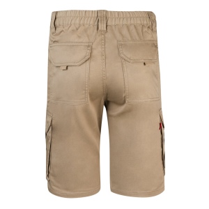 VL HEBE. Bermuda stretch, multipoches (240g/m²), en coton (46%), EME (38%) et polyester (16%) 33
