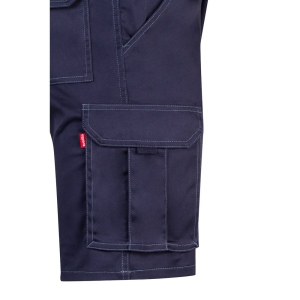 VL HEBE. Bermuda stretch, multipoches (240g/m²), en coton (46%), EME (38%) et polyester (16%) 16