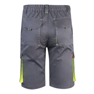 VL HEMERA. Bermuda stretch bicolore, multipoches (240g/m²), en coton (46%), EME (38%) et polyester (16%) 18