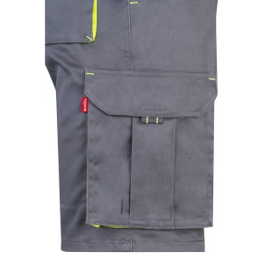 VL HEMERA. Bermuda stretch bicolore, multipoches (240g/m²), en coton (46%), EME (38%) et polyester (16%) 21