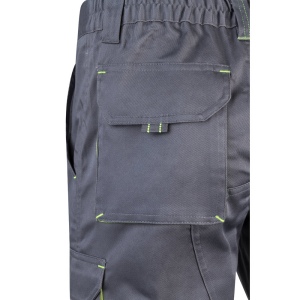 VL HEMERA. Bermuda stretch bicolore, multipoches (240g/m²), en coton (46%), EME (38%) et polyester (16%) 22