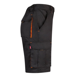 VL HEMERA. Bermuda stretch bicolore, multipoches (240g/m²), en coton (46%), EME (38%) et polyester (16%) 25