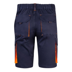VL HEMERA. Bermuda stretch bicolore, multipoches (240g/m²), en coton (46%), EME (38%) et polyester (16%) 28