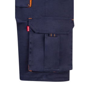 VL HEMERA. Bermuda stretch bicolore, multipoches (240g/m²), en coton (46%), EME (38%) et polyester (16%) 31