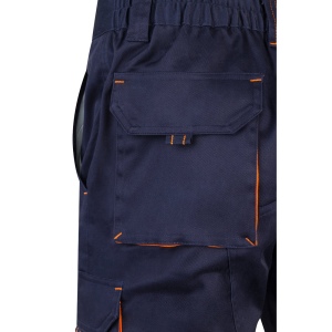 VL HEMERA. Bermuda stretch bicolore, multipoches (240g/m²), en coton (46%), EME (38%) et polyester (16%) 32