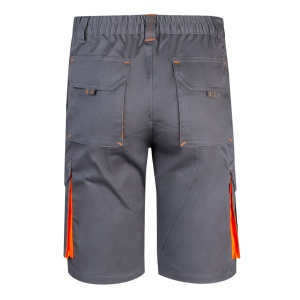 VL HEMERA. Bermuda stretch bicolore, multipoches (240g/m²), en coton (46%), EME (38%) et polyester (16%) 33