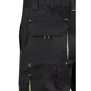 VL HEMERA. Bermuda stretch bicolore, multipoches (240g/m²), en coton (46%), EME (38%) et polyester (16%) 11
