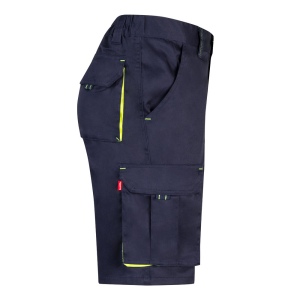 VL HEMERA. Bermuda stretch bicolore, multipoches (240g/m²), en coton (46%), EME (38%) et polyester (16%) 15