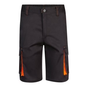 VL HEMERA. Bermuda stretch bicolore, multipoches (240g/m²), en coton (46%), EME (38%) et polyester (16%) 5