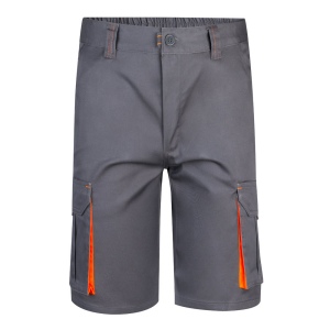 VL HEMERA. Bermuda stretch bicolore, multipoches (240g/m²), en coton (46%), EME (38%) et polyester (16%) 7