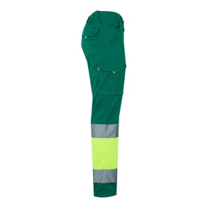 VL ZEUS LARGE. Pantalon stretch multipoches bicolore (240g/m²), en coton (46%), EME (38%) et polyester (16%) 18