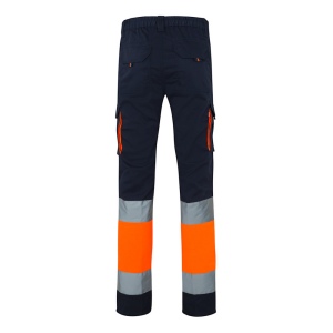 VL ZEUS LARGE. Pantalon stretch multipoches bicolore (240g/m²), en coton (46%), EME (38%) et polyester (16%) 21