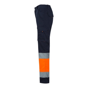 VL ZEUS LARGE. Pantalon stretch multipoches bicolore (240g/m²), en coton (46%), EME (38%) et polyester (16%) 22
