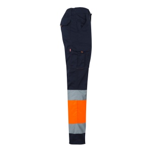 VL ZEUS LARGE. Pantalon stretch multipoches bicolore (240g/m²), en coton (46%), EME (38%) et polyester (16%) 23