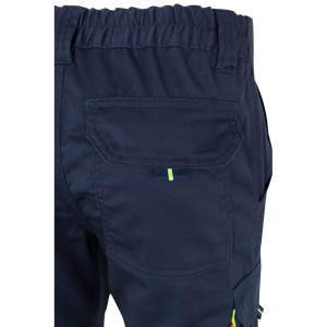 VL ZEUS LARGE. Pantalon stretch multipoches bicolore (240g/m²), en coton (46%), EME (38%) et polyester (16%) 10