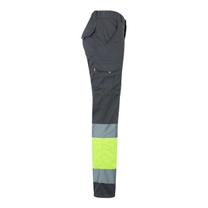 VL ZEUS LARGE. Pantalon stretch multipoches bicolore (240g/m²), en coton (46%), EME (38%) et polyester (16%) 13
