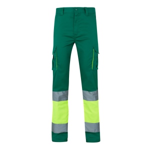 VL ZEUS LARGE. Pantalon stretch multipoches bicolore (240g/m²), en coton (46%), EME (38%) et polyester (16%) 4