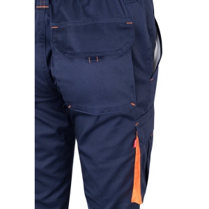VL FIDES. Pantalon stretch bicolore, multipoches (240g/m²), en coton (46%), EME (38%) et polyester (16%) 29