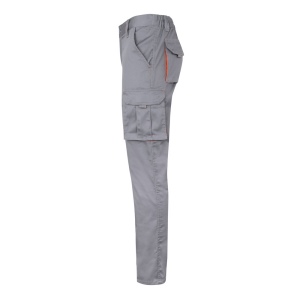 VL FIDES. Pantalon stretch bicolore, multipoches (240g/m²), en coton (46%), EME (38%) et polyester (16%) 31