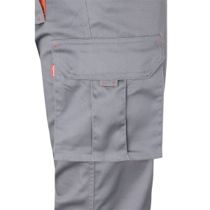 VL FIDES. Pantalon stretch bicolore, multipoches (240g/m²), en coton (46%), EME (38%) et polyester (16%) 33