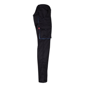 VL FIDES. Pantalon stretch bicolore, multipoches (240g/m²), en coton (46%), EME (38%) et polyester (16%) 37