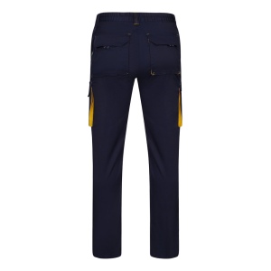 VL FIDES. Pantalon stretch bicolore, multipoches (240g/m²), en coton (46%), EME (38%) et polyester (16%) 19