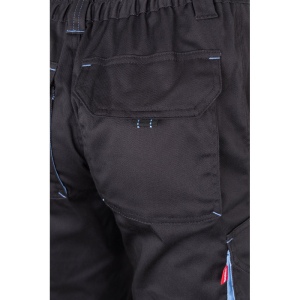 VL FIDES. Pantalon stretch bicolore, multipoches (240g/m²), en coton (46%), EME (38%) et polyester (16%) 49