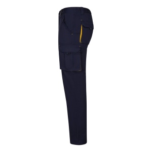 VL FIDES. Pantalon stretch bicolore, multipoches (240g/m²), en coton (46%), EME (38%) et polyester (16%) 20