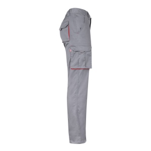 VL FIDES. Pantalon stretch bicolore, multipoches (240g/m²), en coton (46%), EME (38%) et polyester (16%) 56