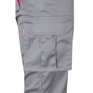 VL FIDES. Pantalon stretch bicolore, multipoches (240g/m²), en coton (46%), EME (38%) et polyester (16%) 57