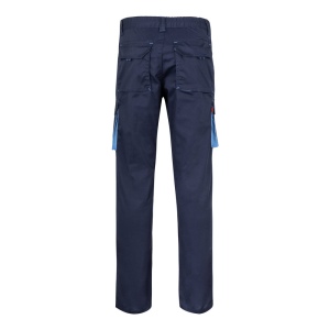 VL FIDES. Pantalon stretch bicolore, multipoches (240g/m²), en coton (46%), EME (38%) et polyester (16%) 64