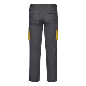 VL FIDES. Pantalon stretch bicolore, multipoches (240g/m²), en coton (46%), EME (38%) et polyester (16%) 21