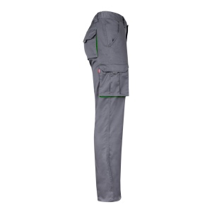 VL FIDES. Pantalon stretch bicolore, multipoches (240g/m²), en coton (46%), EME (38%) et polyester (16%) 71