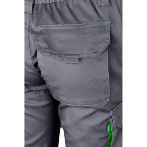 VL FIDES. Pantalon stretch bicolore, multipoches (240g/m²), en coton (46%), EME (38%) et polyester (16%) 73
