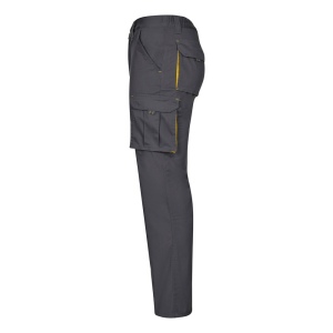 VL FIDES. Pantalon stretch bicolore, multipoches (240g/m²), en coton (46%), EME (38%) et polyester (16%) 22