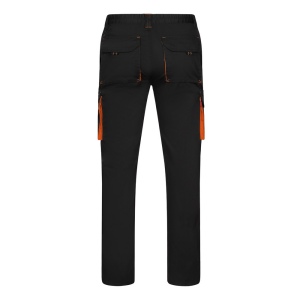 VL FIDES. Pantalon stretch bicolore, multipoches (240g/m²), en coton (46%), EME (38%) et polyester (16%) 23