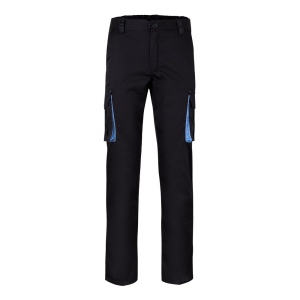 VL FIDES. Pantalon stretch bicolore, multipoches (240g/m²), en coton (46%), EME (38%) et polyester (16%) 8