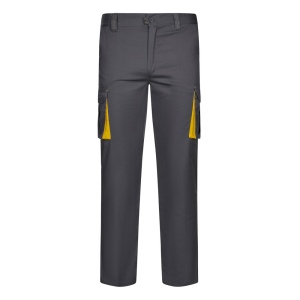 VL FIDES. Pantalon stretch bicolore, multipoches (240g/m²), en coton (46%), EME (38%) et polyester (16%) 4