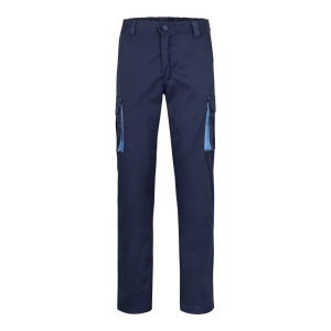 VL FIDES. Pantalon stretch bicolore, multipoches (240g/m²), en coton (46%), EME (38%) et polyester (16%) 15